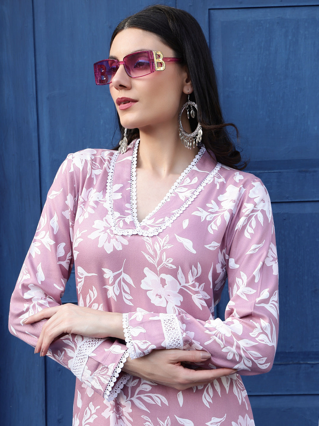 Printed cotton rayon Coords Set For Women