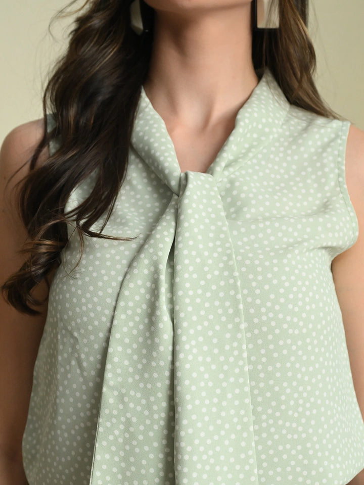 Boba Mint Muse Tie up top