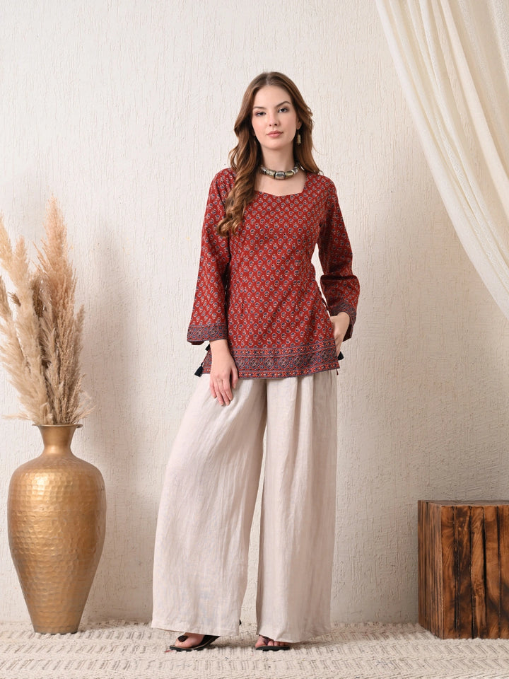 Manjari Side Slit Top