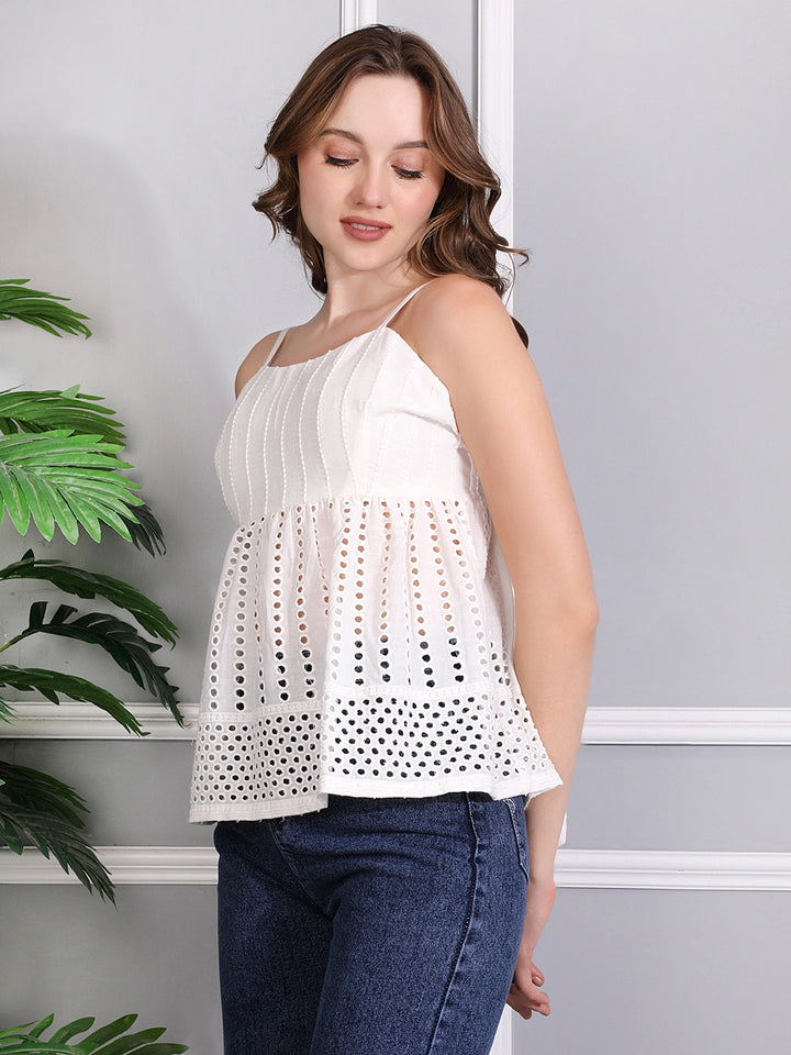 Pearl Whimsy Peplum Top