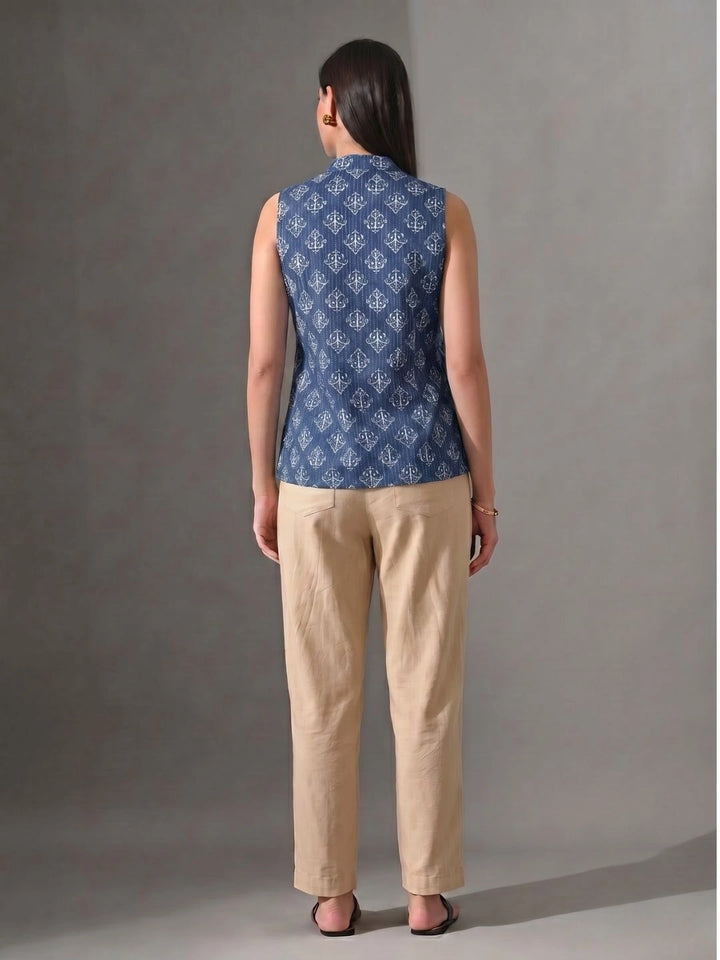 Kaya  Neck-Tie Vest