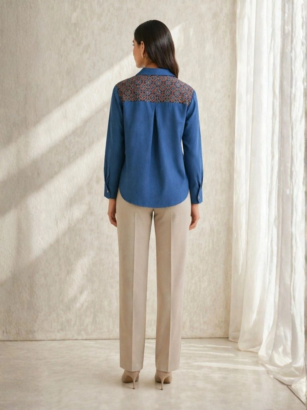 Mehr Blue Chitra Shirt