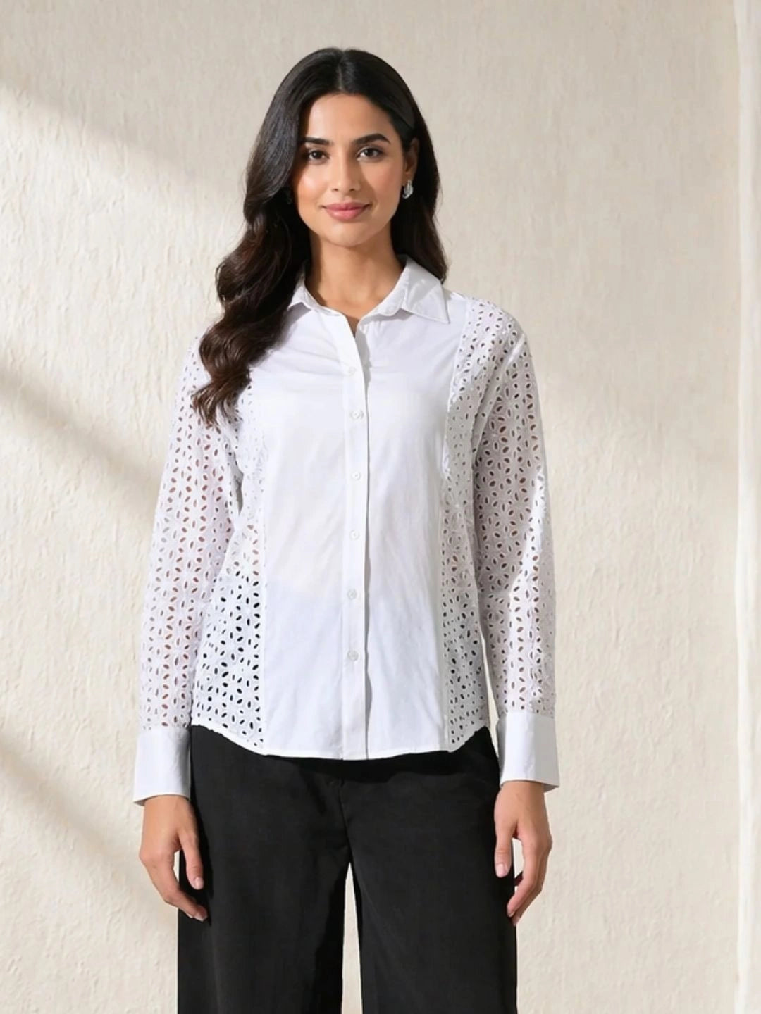 Sunlit Eyelet Shirt