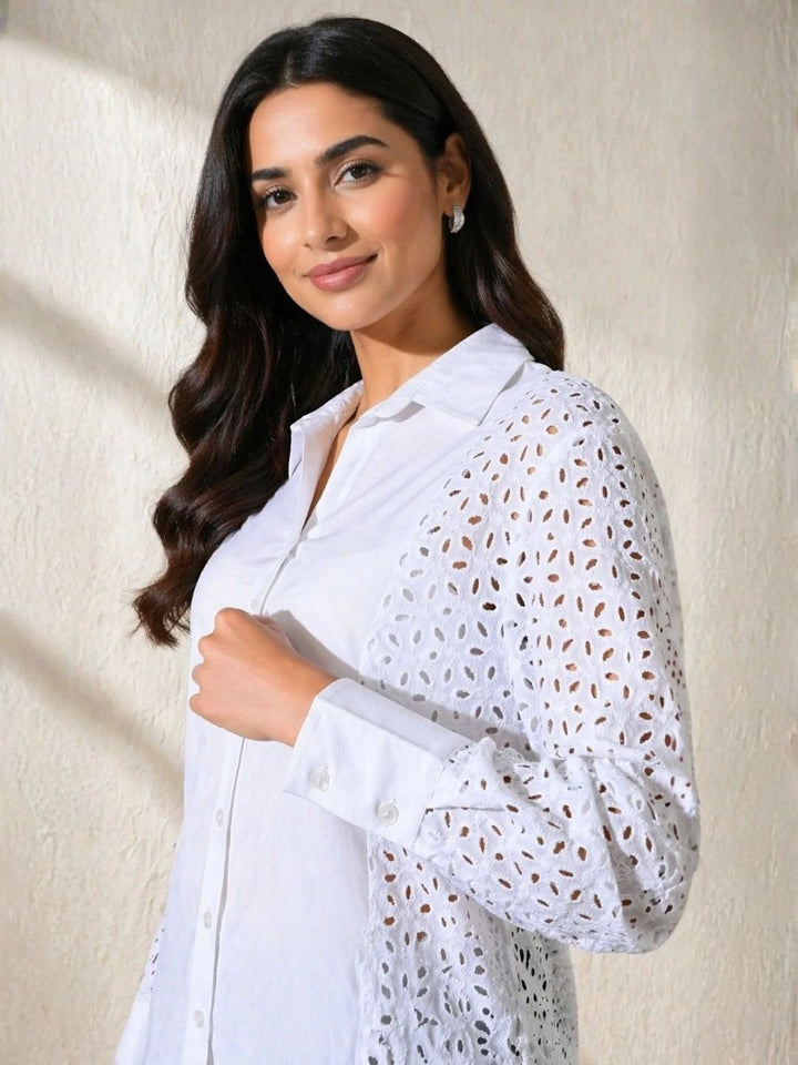 Sunlit Eyelet Shirt