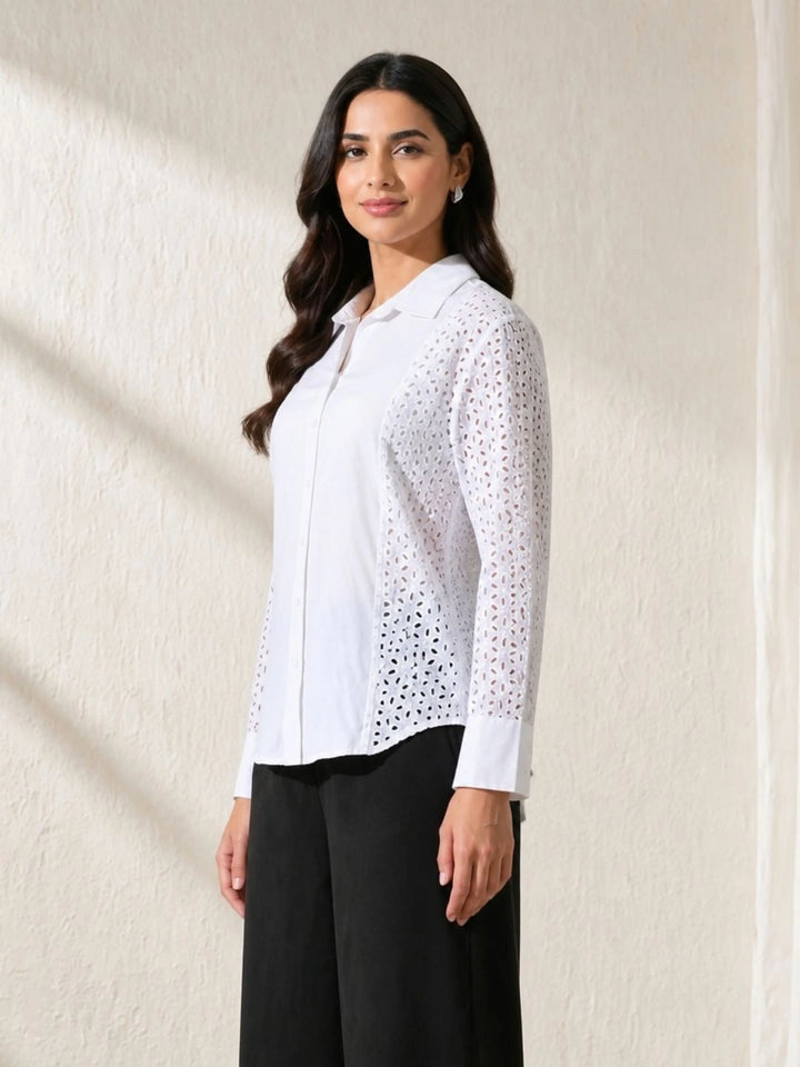 Sunlit Eyelet Shirt