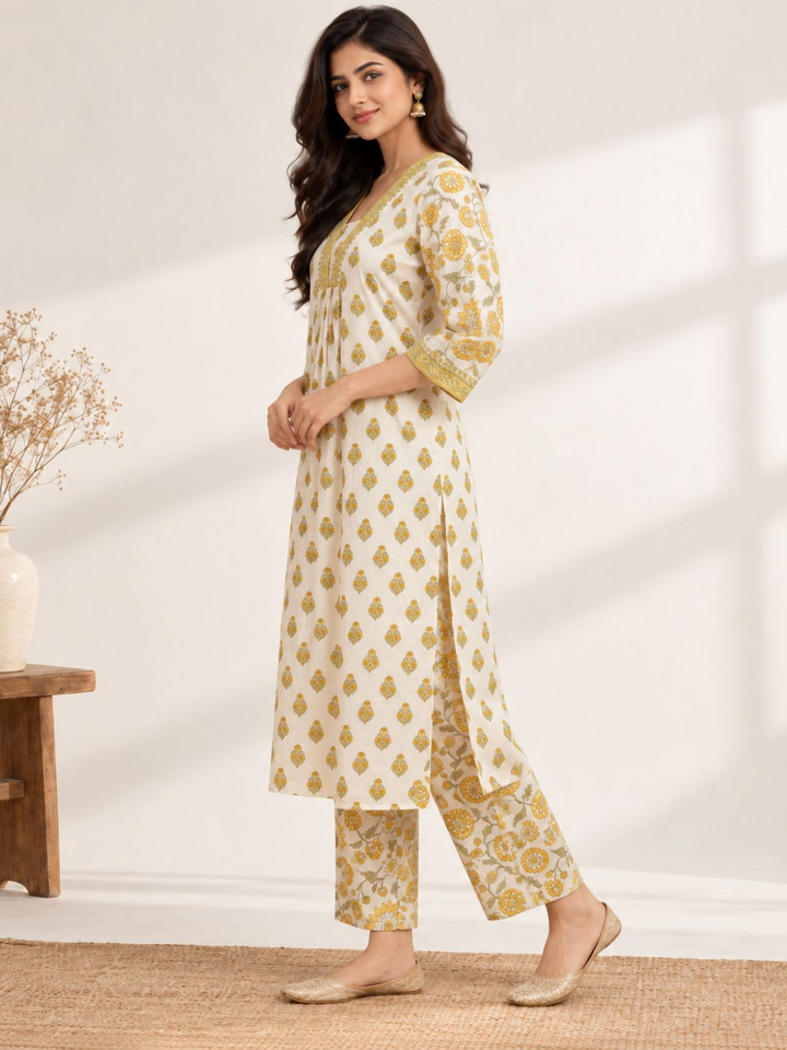 Sunehri Bloom 2-pcs Set