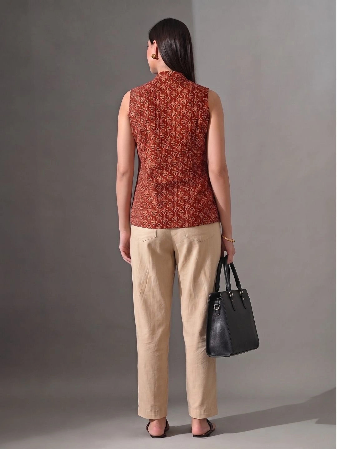 Veda  Neck-Tie Vest
