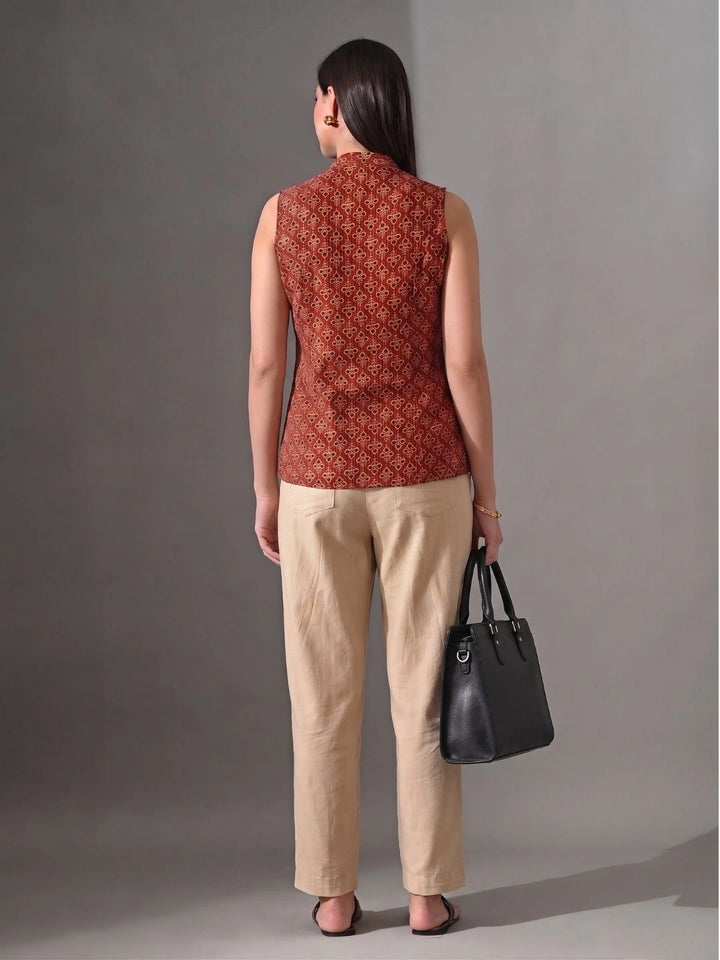 Veda  Neck-Tie Vest