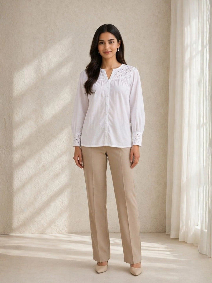 Safed Sitara Kurti