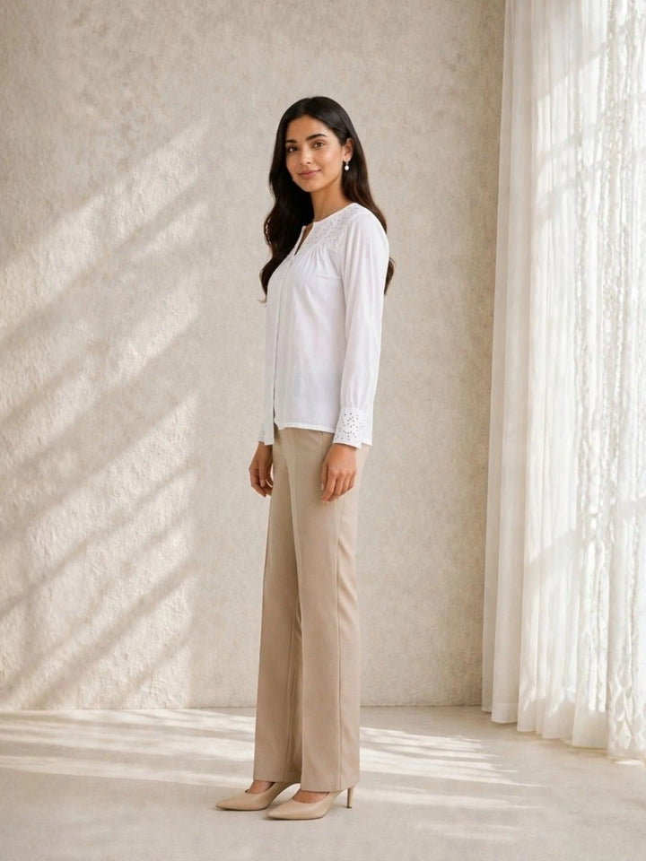 Safed Sitara Kurti