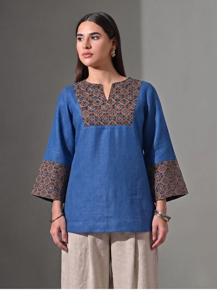 Ajrakh Noor Kurti