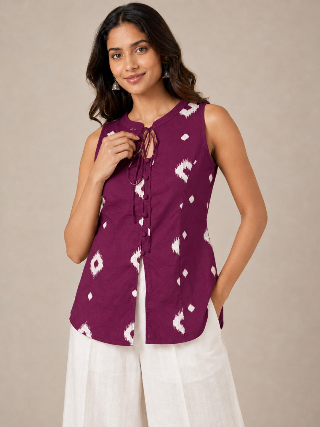 Swara Neck-Tie Top