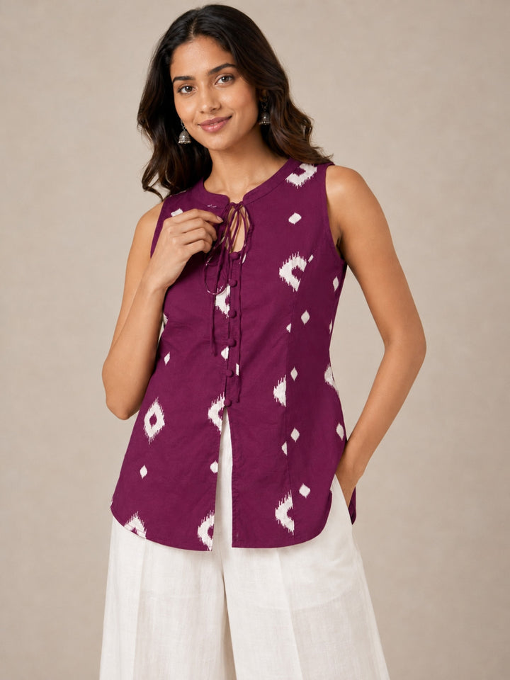 Swara Neck-Tie Top