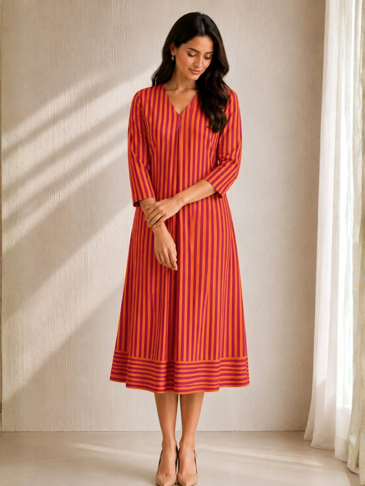 Sunsest Stripe Dress