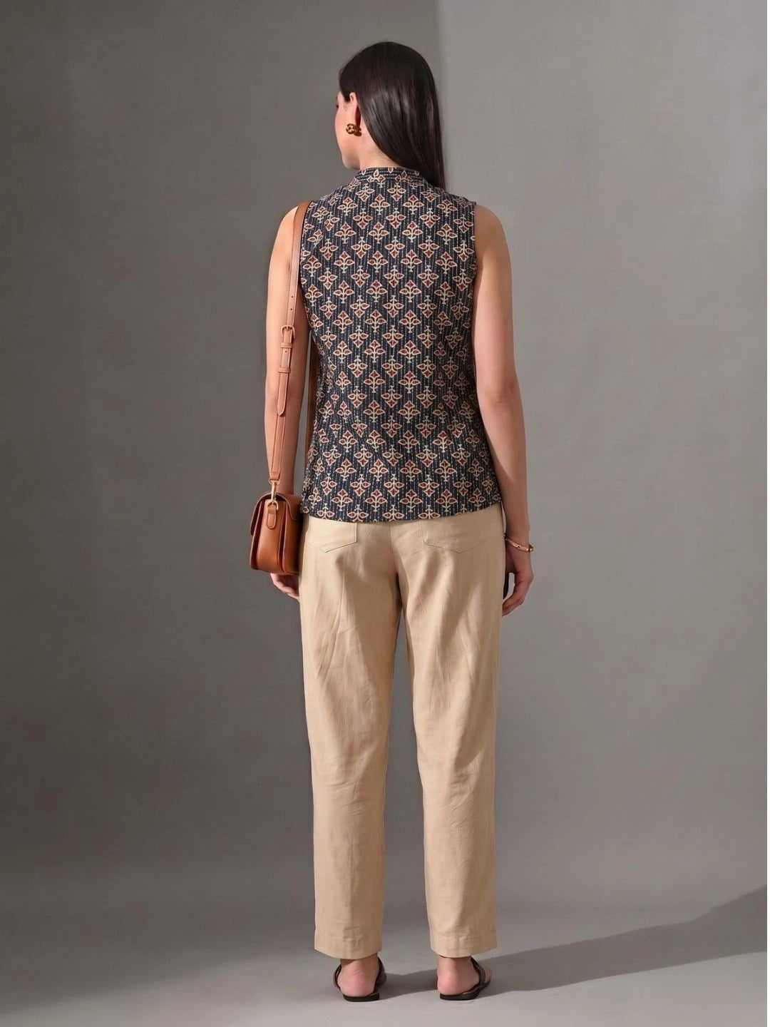 Saira  Neck-Tie Vest