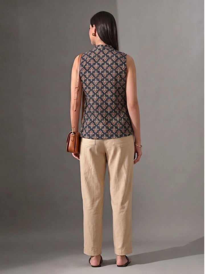 Saira  Neck-Tie Vest