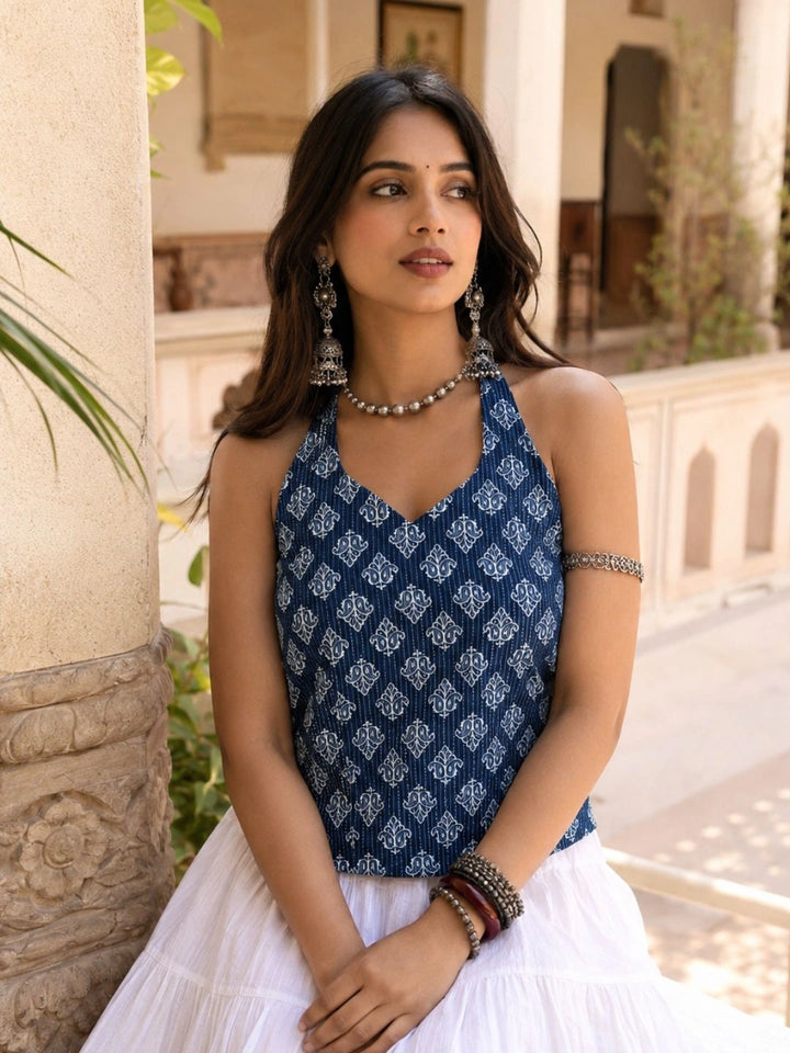 Royal Indigo Top