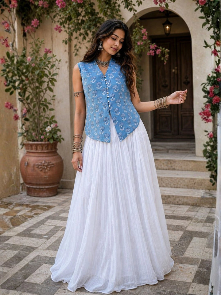 Sky blue Aura Vest