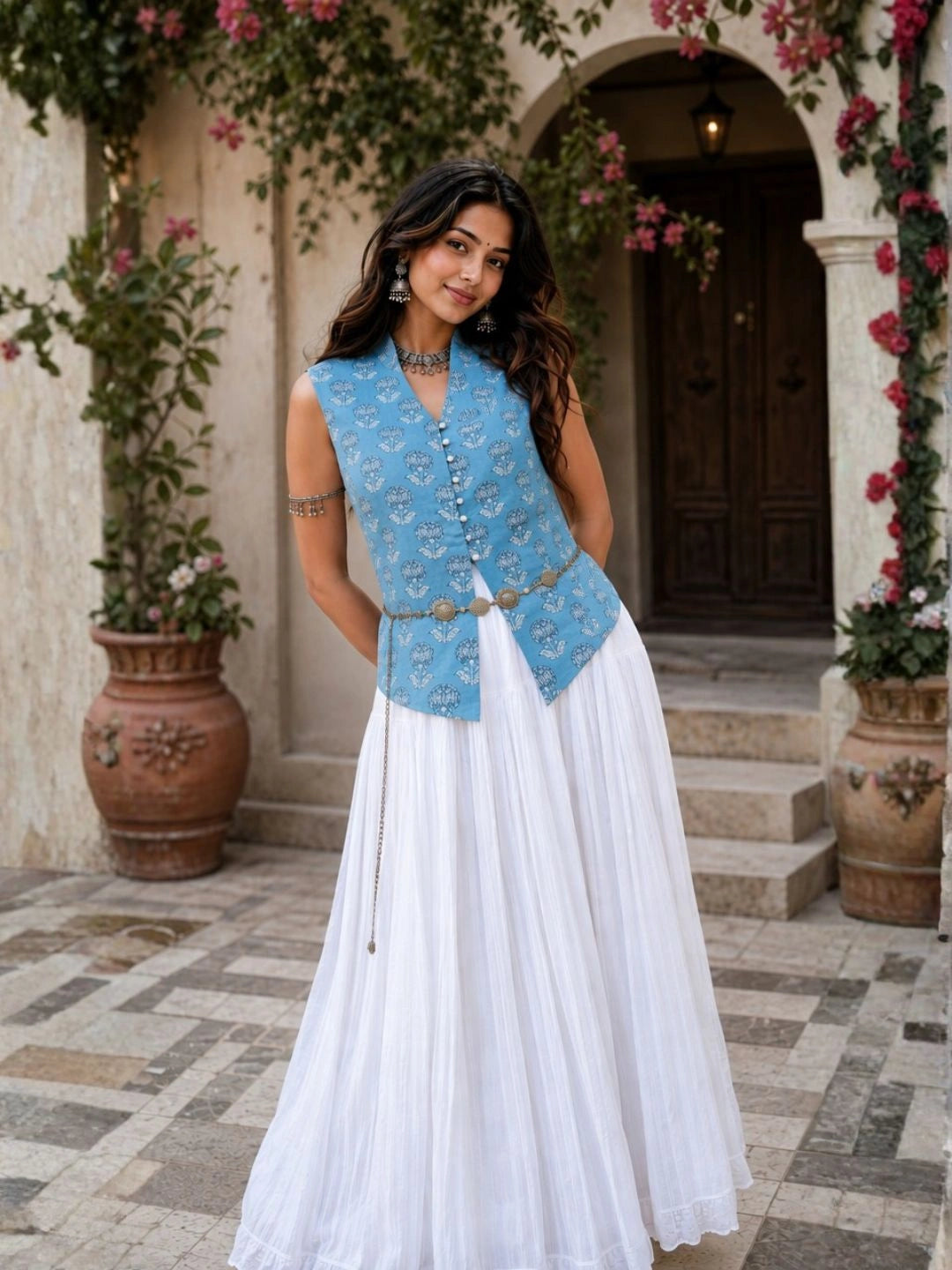 Sky blue Aura Vest