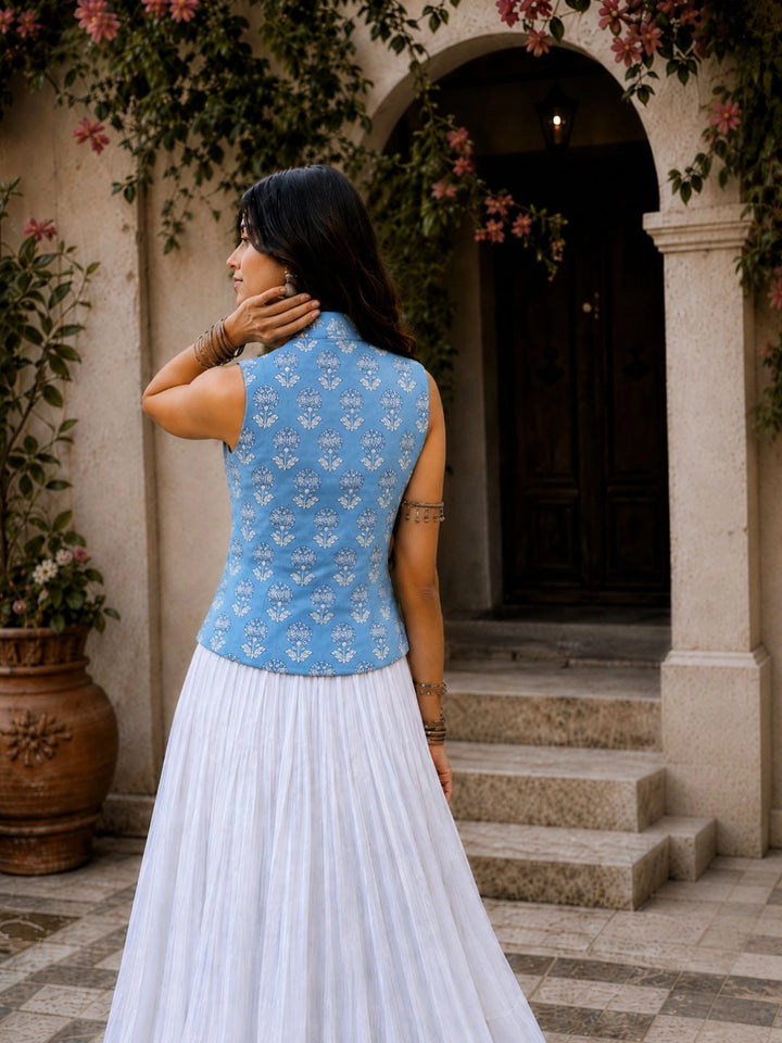 Sky blue Aura Vest