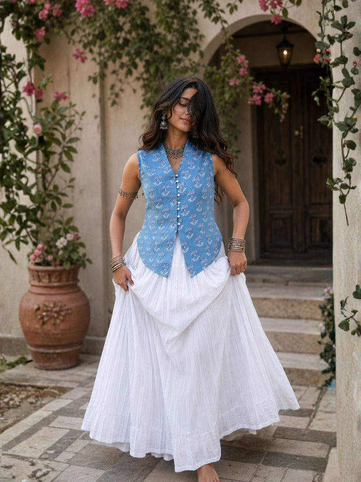 Sky blue Aura Vest