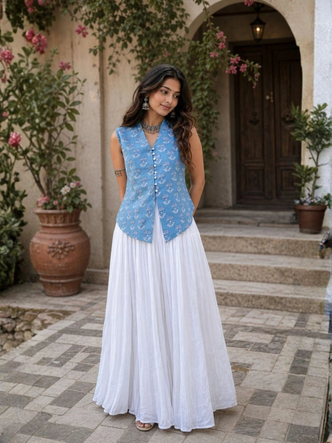 Sky blue Aura Vest