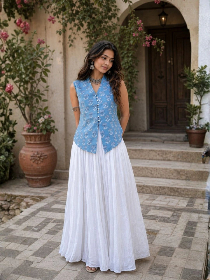 Sky blue Aura Vest