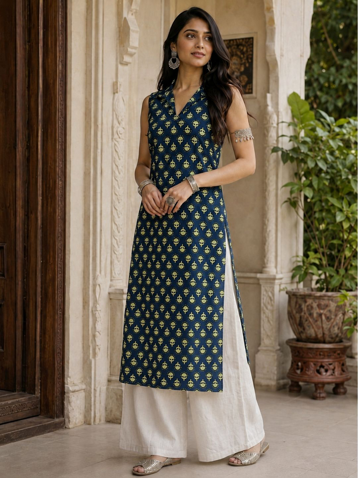Vedika Blue Kurta