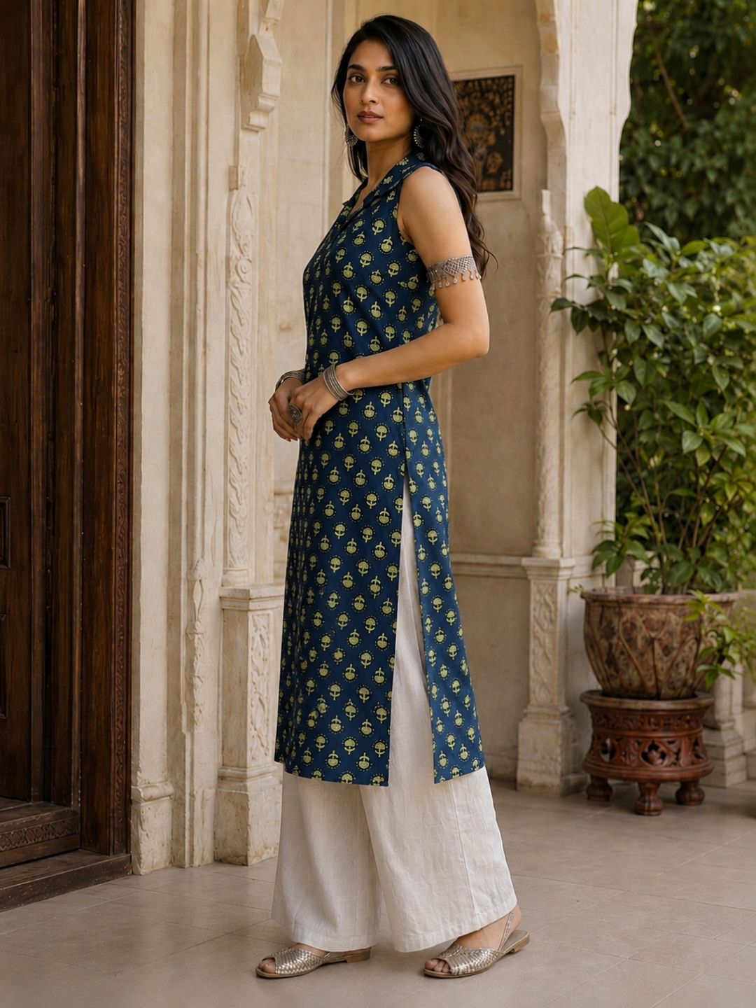 Vedika Blue Kurta