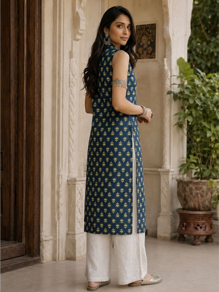 Vedika Blue Kurta