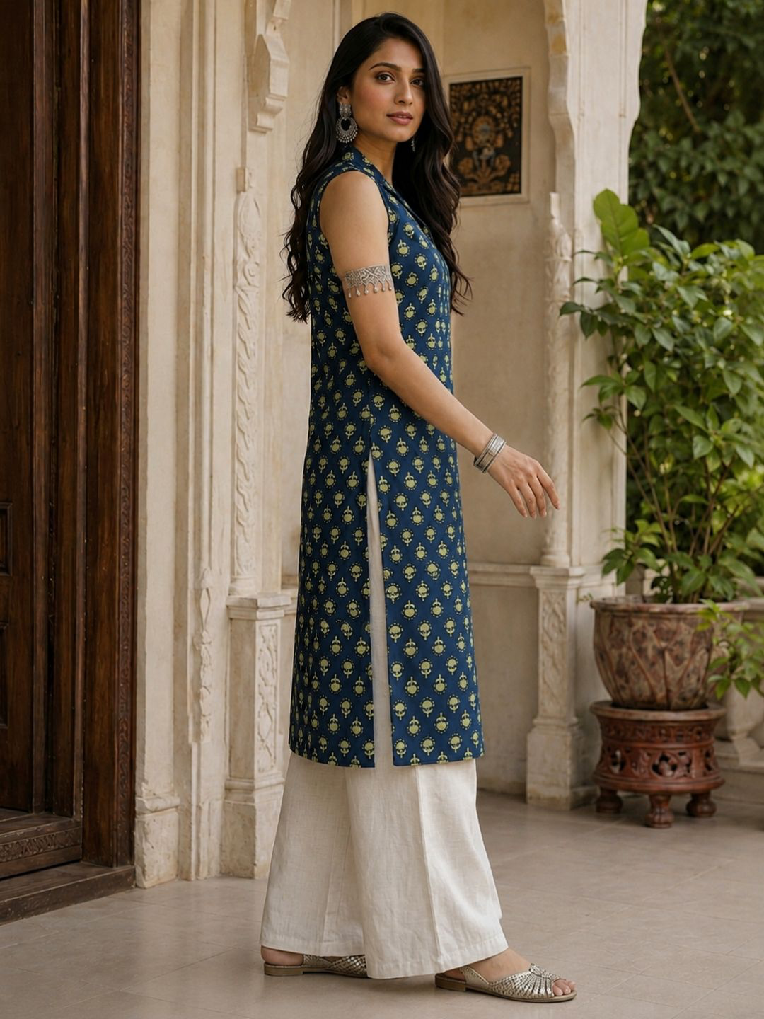 Vedika Blue Kurta