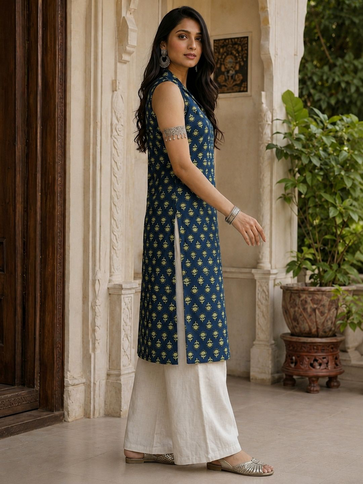 Vedika Blue Kurta