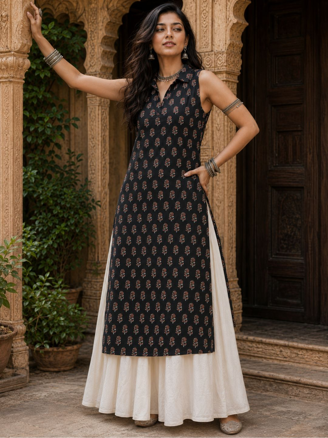 Arshiya Black Kurta