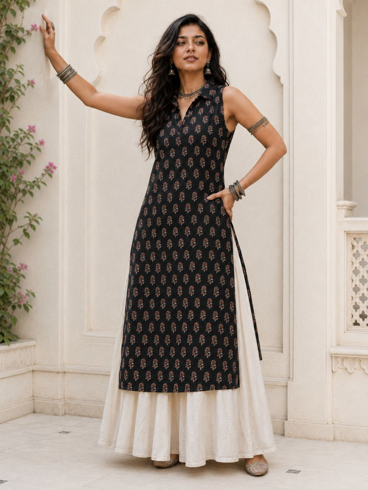 Arshiya Black Kurta