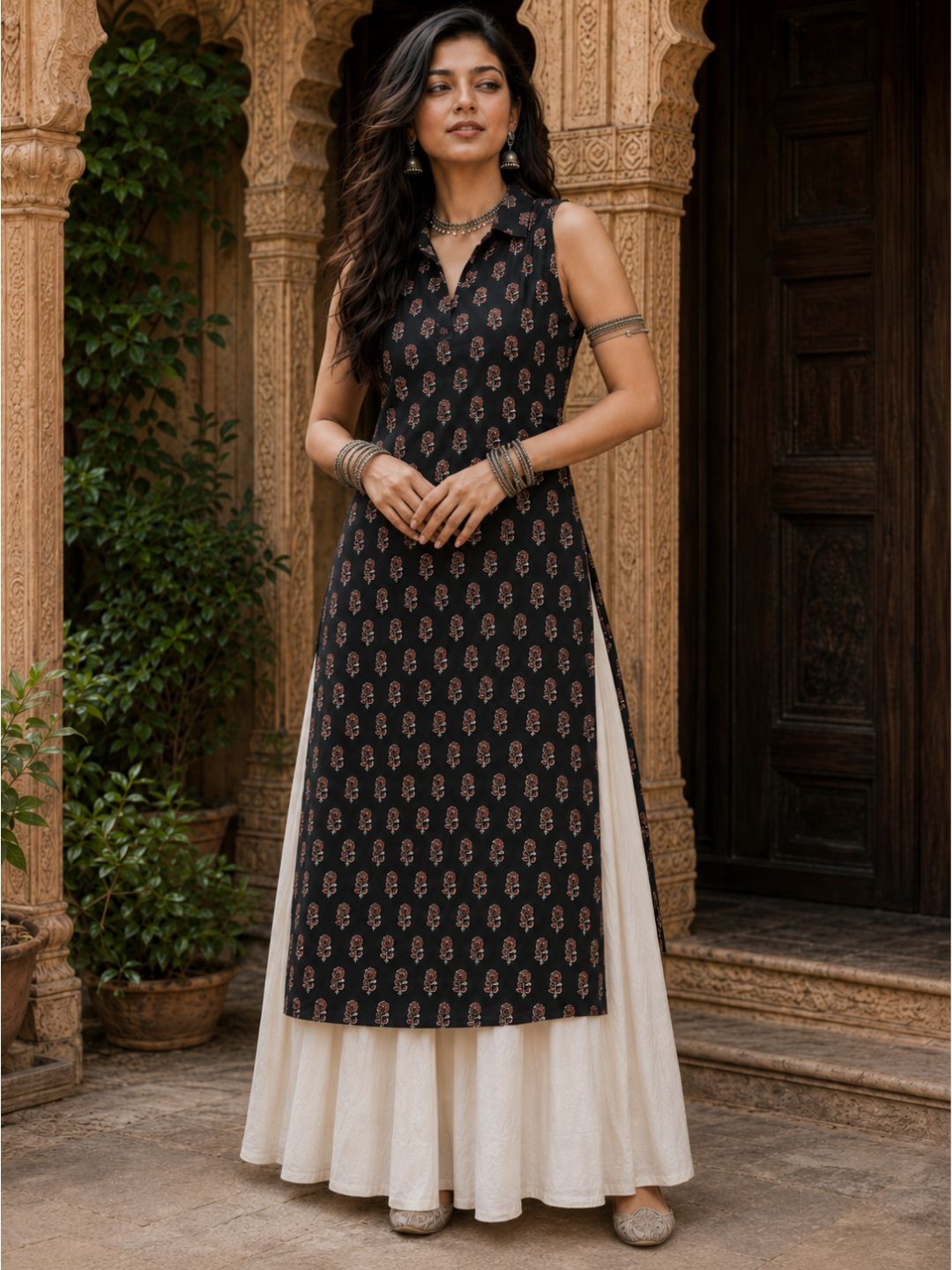 Arshiya Black Kurta