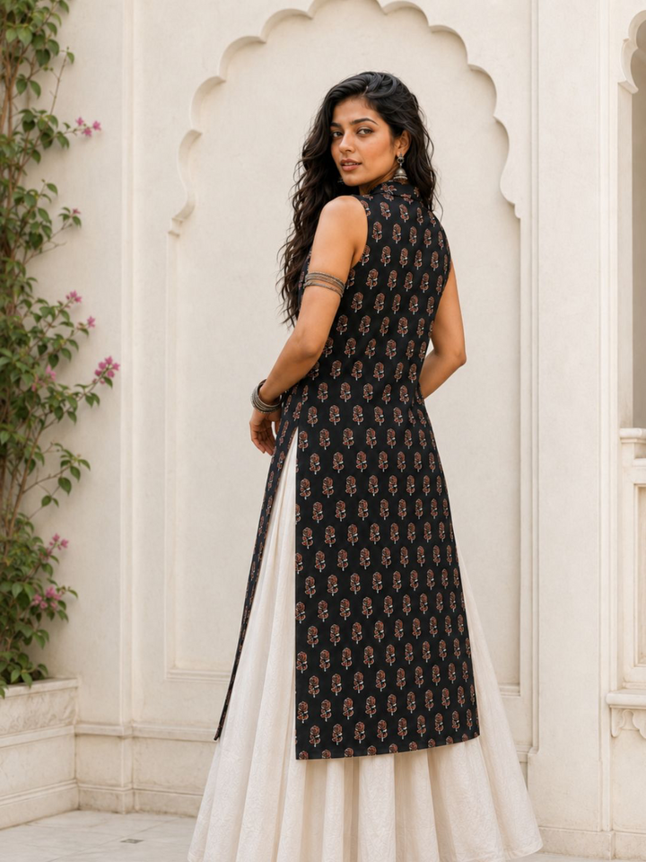 Arshiya Black Kurta