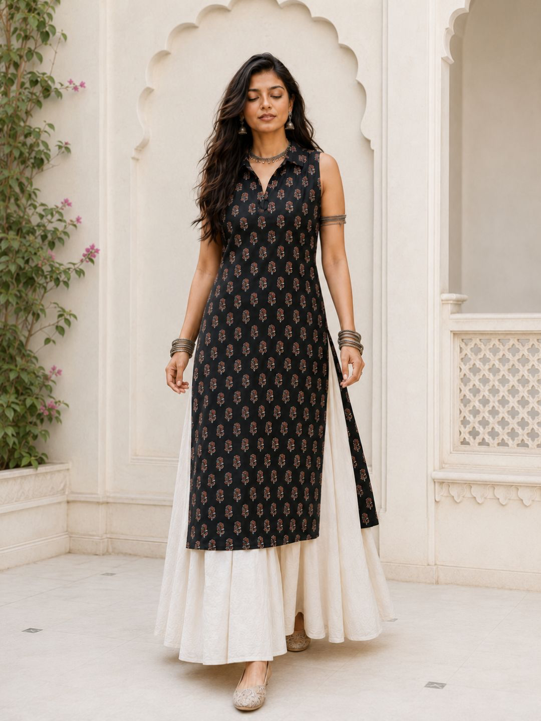 Arshiya Black Kurta