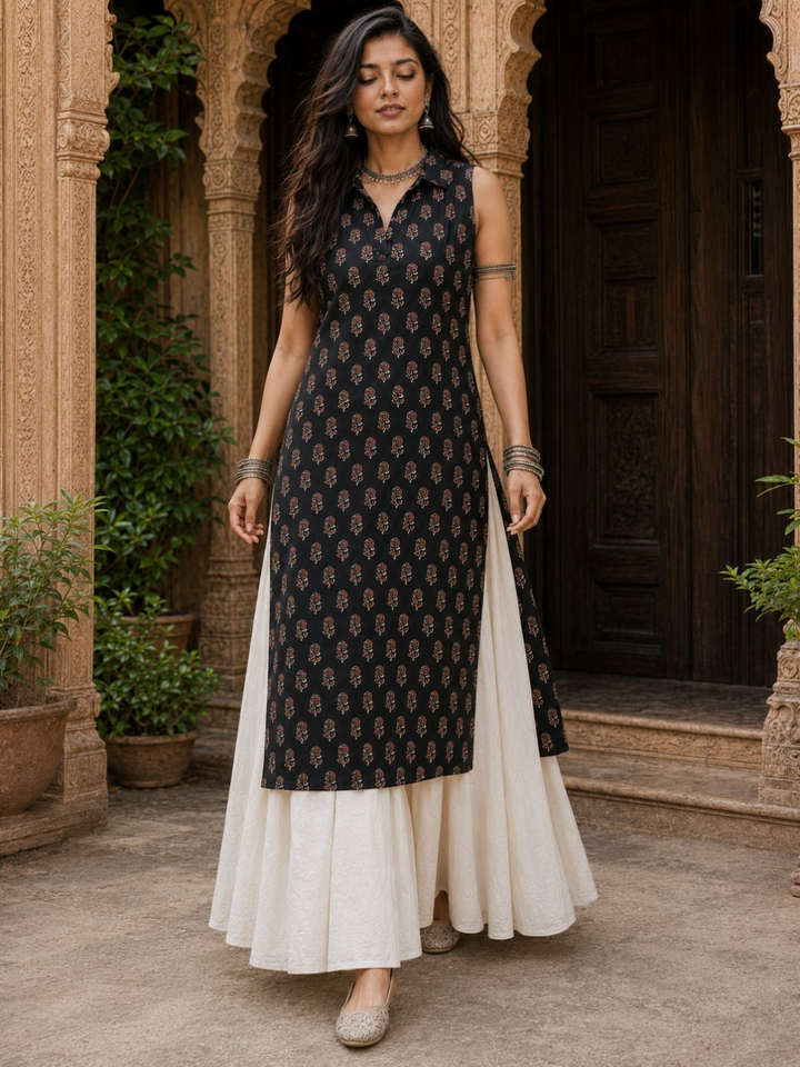Arshiya Black Kurta