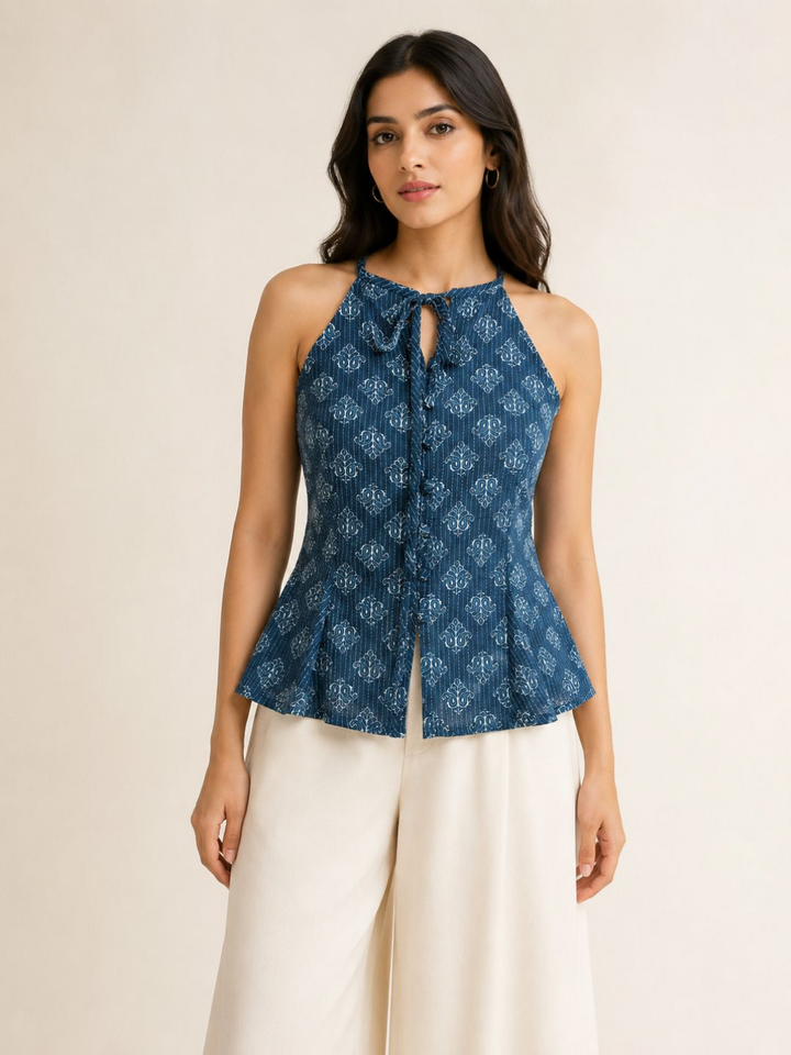 Ketaki Blue Top