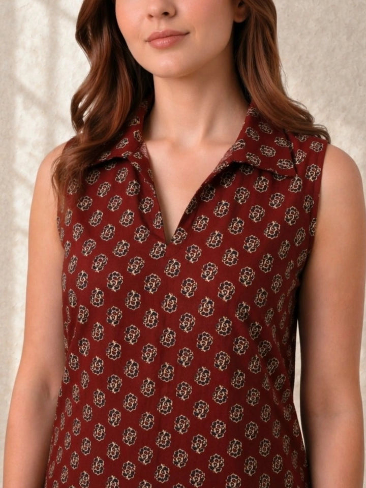 Mahira Red Kurta