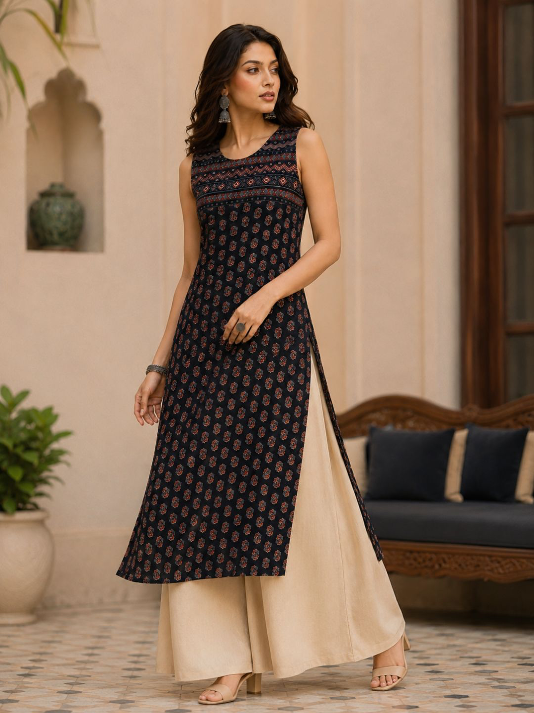 Riva Floral Kurta