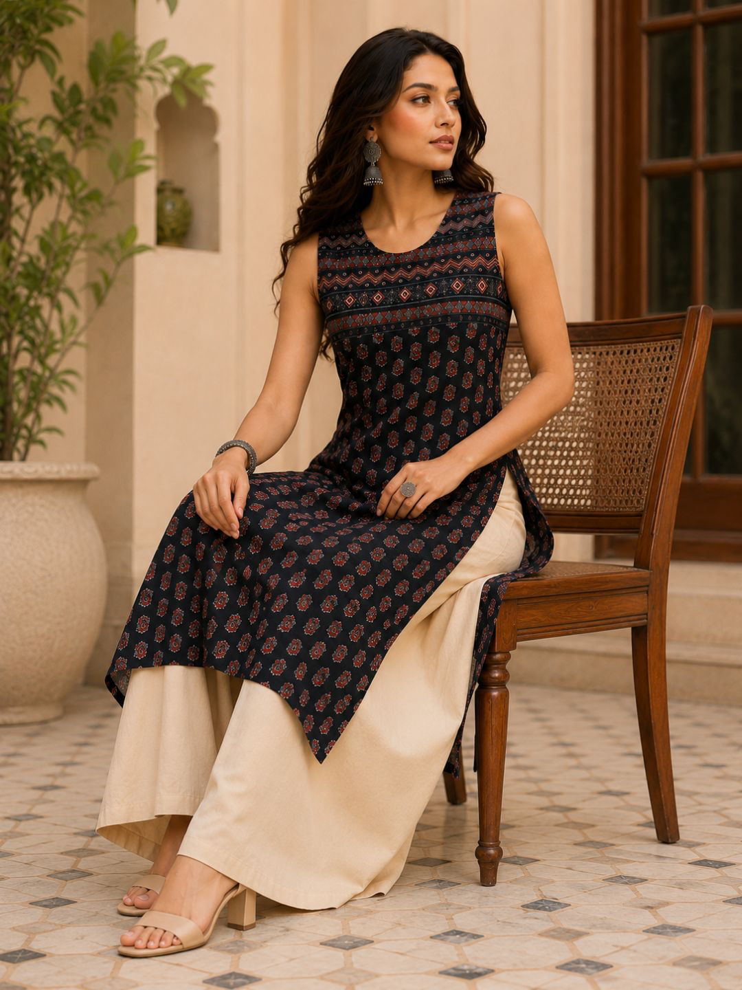 Riva Floral Kurta
