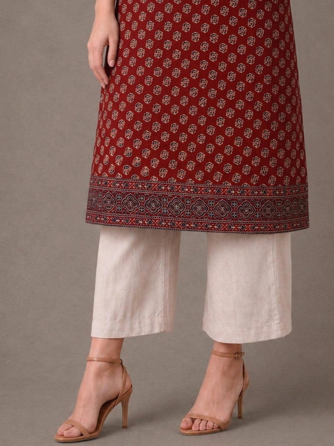 Mahira Red Kurta