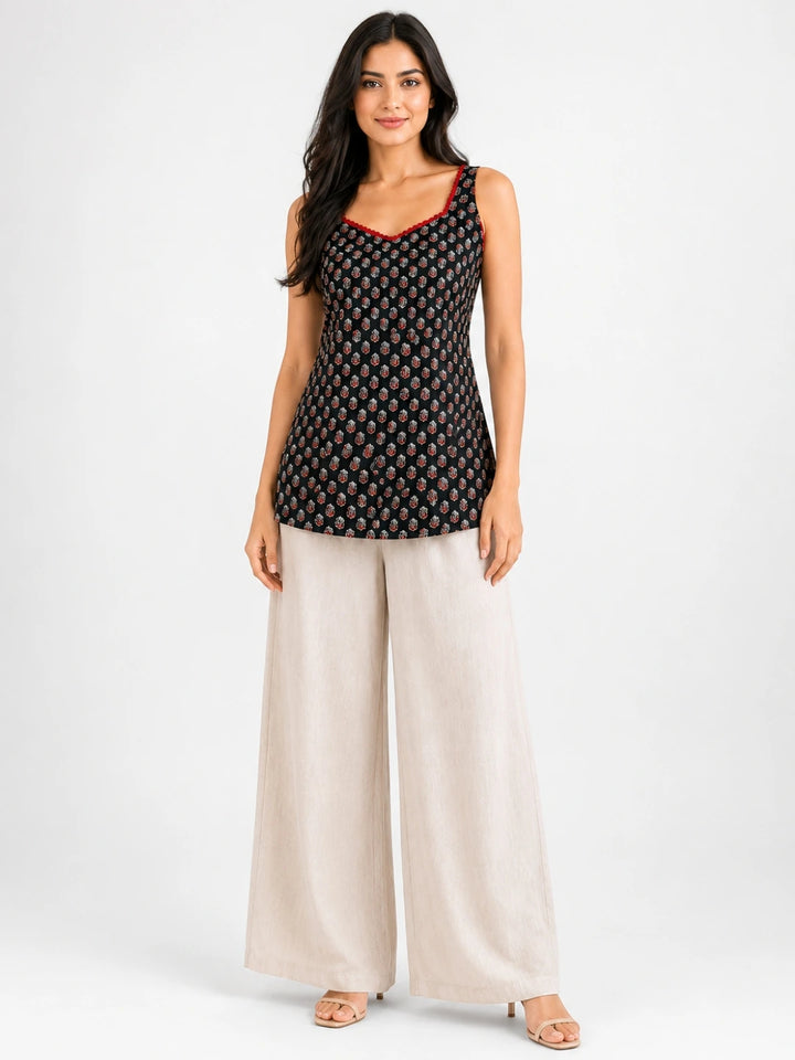 Vibha Black Top