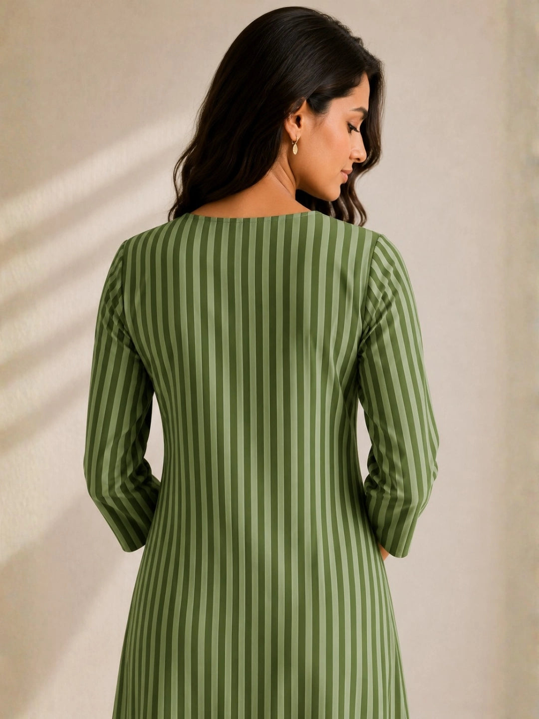 Palm Grove Stripe Dress