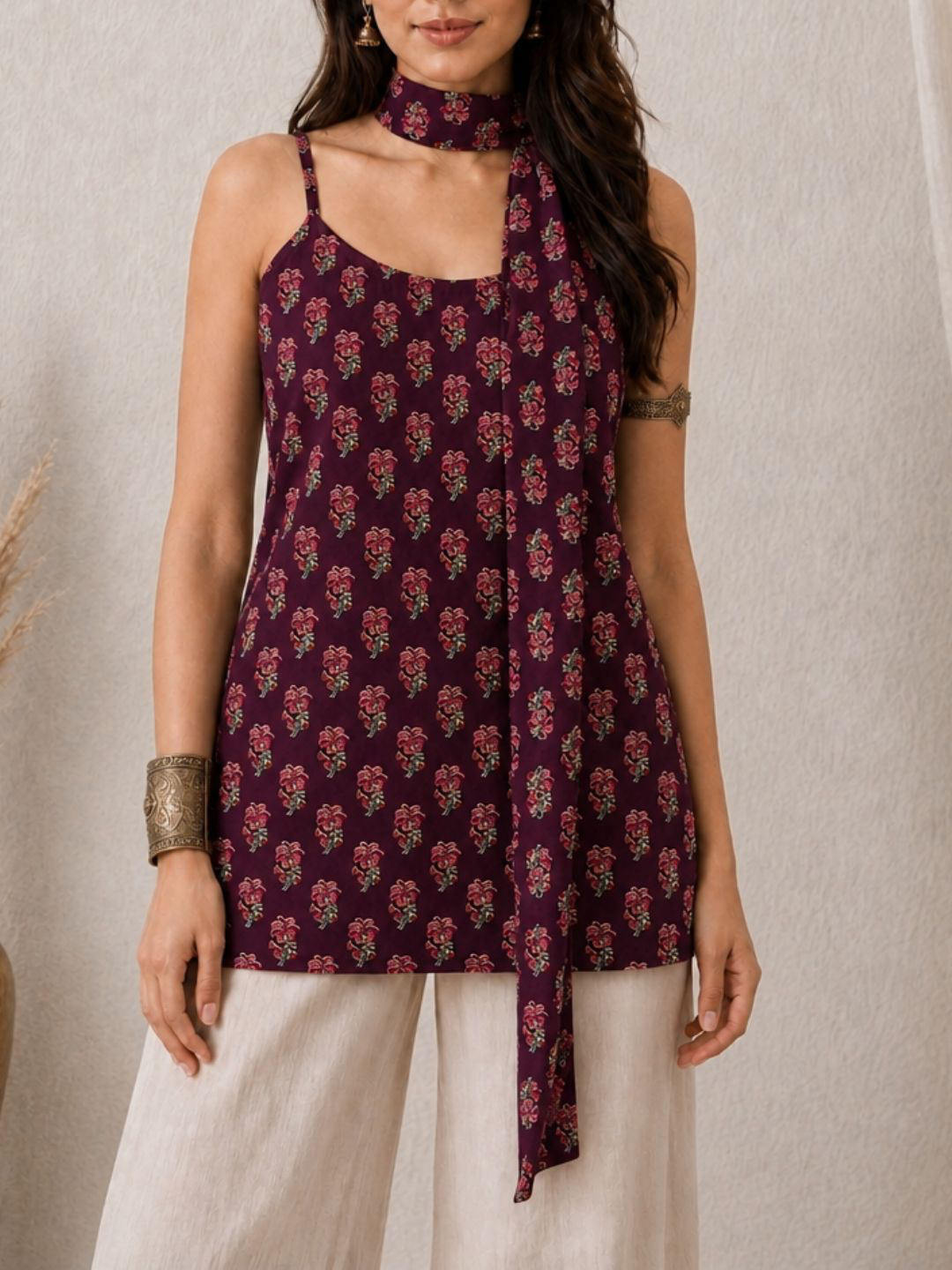 Ellie floral scarf set