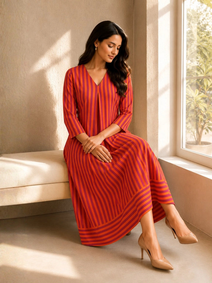 Sunsest Stripe Dress