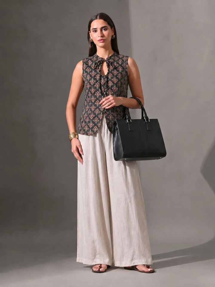 Saira  Neck-Tie Vest