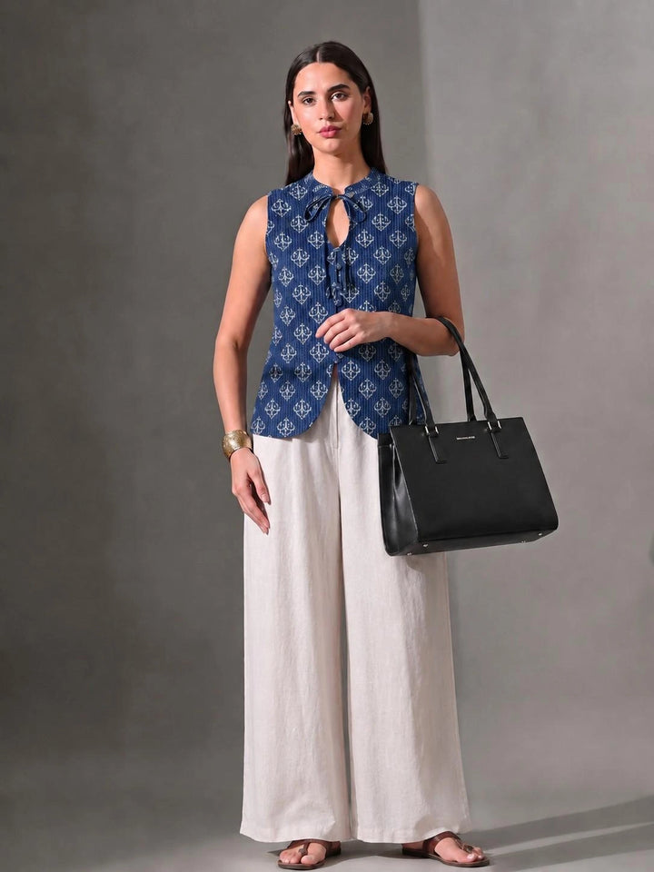 Kaya  Neck-Tie Vest