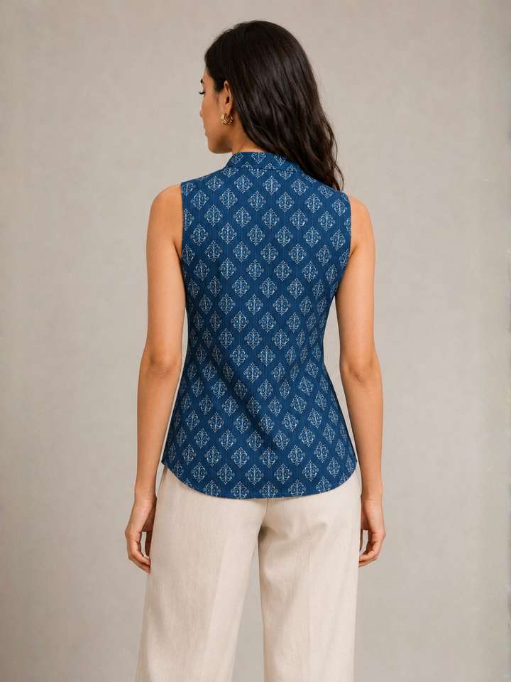 Kaya  Neck-Tie Vest